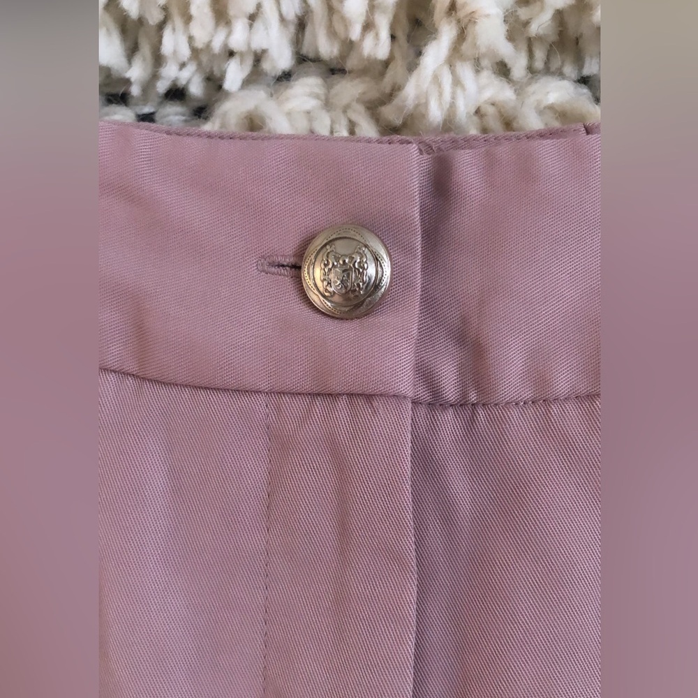 Madeleine Blush Pink Cargo Trousers Straight Leg Pants 10 - Picture 3 of 6